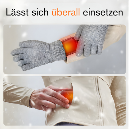 Wärme-Pads für unterwegs - fördern Durchblutung